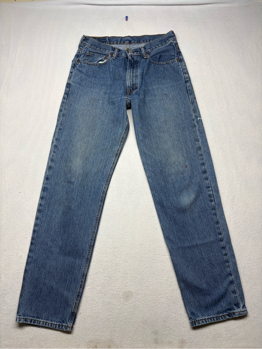 Levi’s Men's 550 Relaxed Fit Medium Wash Blue Denim Jeans 31 X 33 Tru Fit
